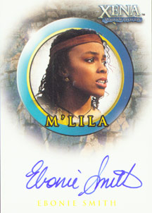 Ebonie Smith Autograph card