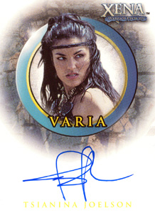 Tsianina Joelson as Varia Autograph card