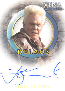 Joel Tobeck as Deimos Autograph card