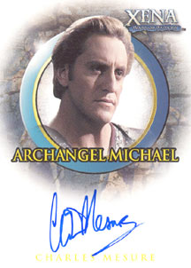 Charles Mesure as Archangel Michael Autograph card