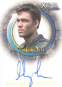 William Gregory Lee as Virgil Autograph card