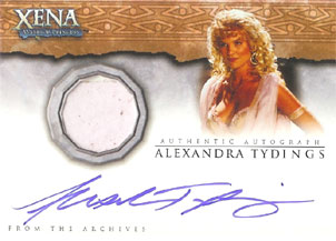 Alexandra Tydings as Aphrodite Autograph Costume card