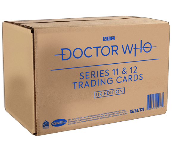 Doctor Who Series 11 & 12 Trading Cards - UK Case (12 Boxes)