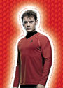 Star Trek Into Darkness Foldout Card- Chekov (red tunic)