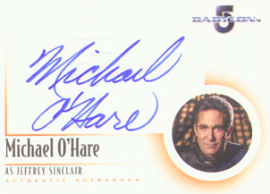 Michael O'Hare as Jeffrey Sinclair Autograph card