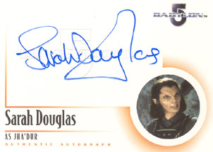 Sarah Douglas as Jha'dur Autograph card
