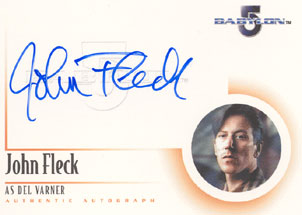 John Fleck as Del Varner Autograph card