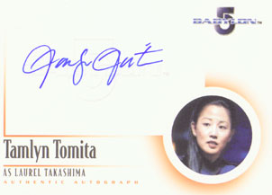 Tamlyn Tomita as Laurel Takashima Autograph card
