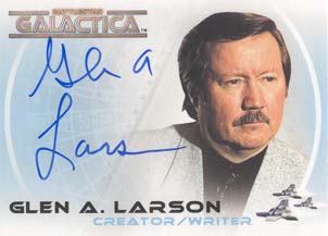 Glen A. Larson - Executive Producer Autograph card