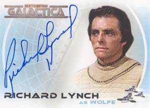 Richard Lynch as Wolfe Autograph card