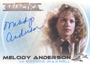 Melody Anderson as Brenda Maxwell Autograph card
