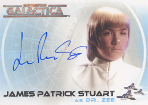 James Patrick Stuart as Dr. Zee Autograph card