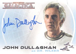 John Dullaghan as Dr. Wilker Autograph card