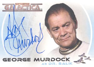 George Murdock as Dr. Salik Autograph card