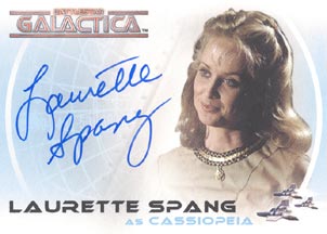 Laurette Spang as Cassiopeia Autograph card