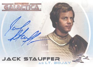 Jack Stauffer as Lt. Bojay Autograph card