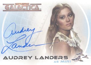 Audrey Landers as Miri Autograph card