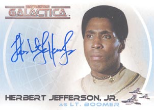 Herbert Jefferson Jr. as Lt. Boomer Autograph card