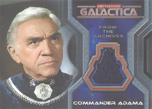 Commander Adama costume card 