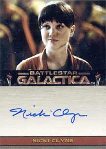 Nicki Clyne as Cally Autograph card