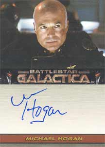 Michael Hogan as Colonel Saul Tigh Autograph card