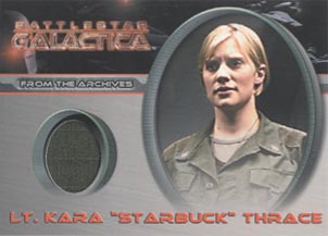 Lt. Kara Starbuck Thrace Costume card