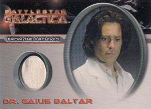 Dr. Gaius Baltar Costume card