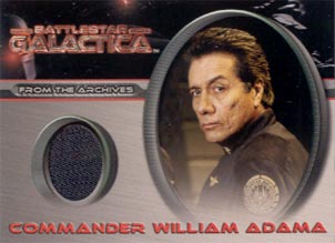Commander William Adama Collectors Album Costume Card