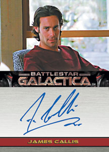 James Callis as Gaius Baltar Autograph card