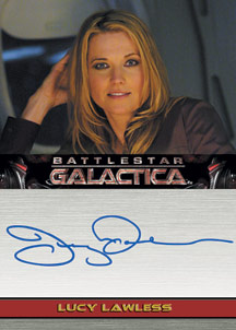 Lucy Lawless as D'Anna Biers Autograph card