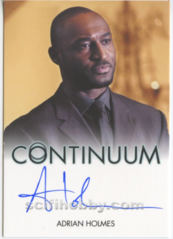 Adrian Holmes as Agent Warren Autograph card