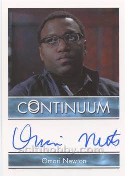Omari Newton as Lucas Ingram Autograph card