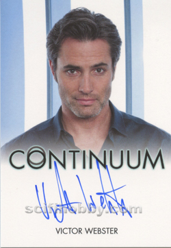 Victor Webster as Carlos Fonnegra Autograph card