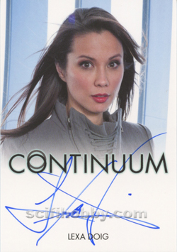 Lexa Doig as Sonya Valentine Autograph card