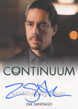 Zak Santiago as Agent Miller Autograph card