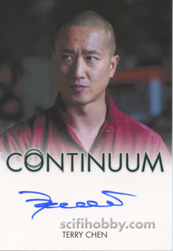 Terry Chen as Curtis Chen Autograph card