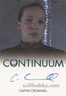 Caitlin Cromwell as	Elena Autograph card