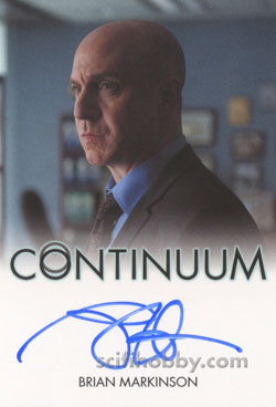 Brian Markinson as Inspector Dillon Autograph card