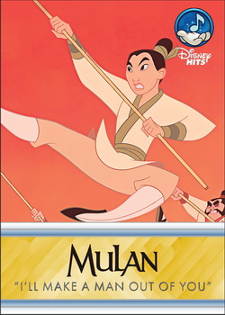 I'll Make a Man Out of you - Mulan Base card