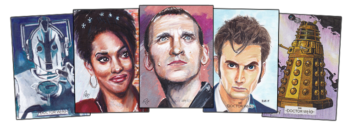 Doctor Who Sketch Card Samples