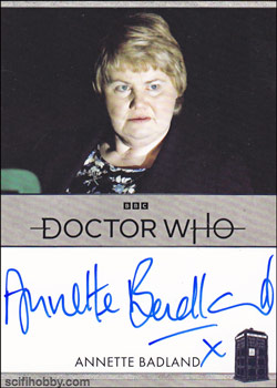 Annette Badland as Margaret Blaine Regular Autograph card