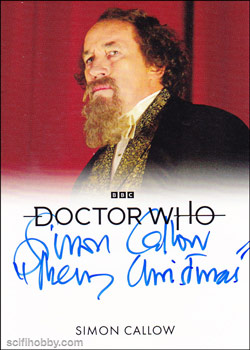 Simon Callow as Charles Dickens Regular Autograph card