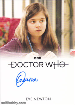 Eve Newton as Charlotte Lux Quantity Range: 11-25 Inscription Autograph card