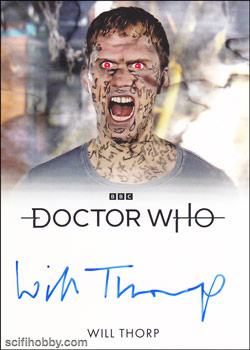 Will Thorp as Toby Zed Regular Autograph card
