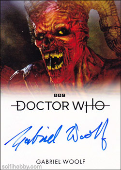 Gabriel Woolf as Voice of the Beast Regular Autograph card
