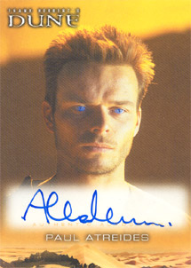 Alec Newman as Paul Atreides Autograph Card