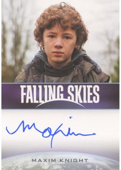 Maxim Knight as Matt Mason Autograph card