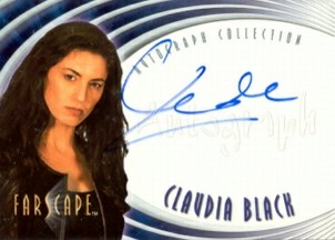 Claudia Black Autograph Card Case Toppers