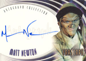 Matt Newton as Jothee Autograph card