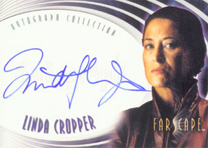 Linda Cropper as Xhalax Sun Autograph card